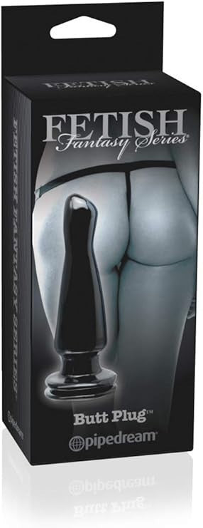 Plug anale Fetish Progressivo jelly 14 x 4 cm nero alta qualità giochi ano