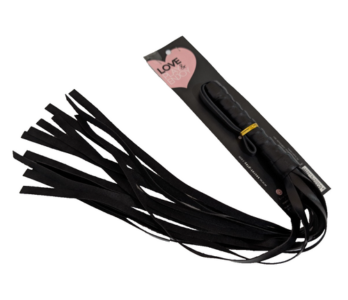 Frustino flogger circa 50 cm fetish bondage BDSM sadomaso frusta pelle pu