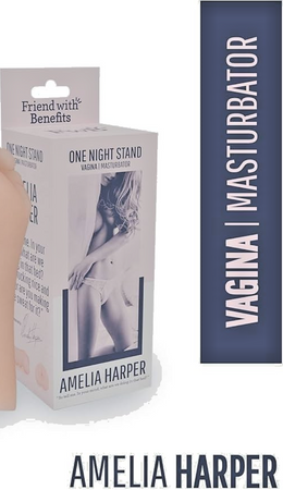Friend with Benefits Amelia Harper Masturbatore vaginale realistico morbido