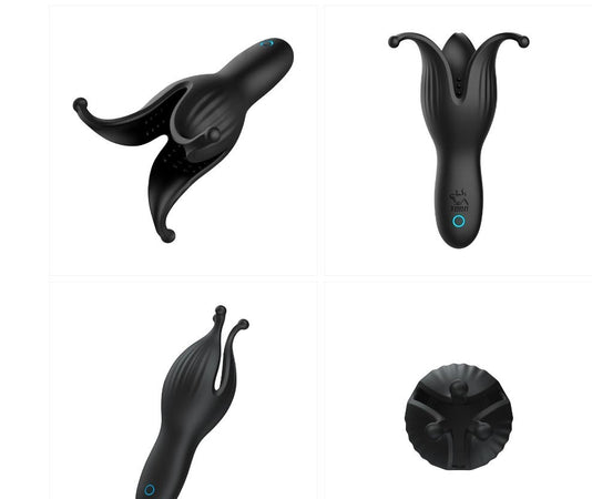 Potente Masturbatore per glande Kron vibrazioni 10 x silicone Premium ricarica