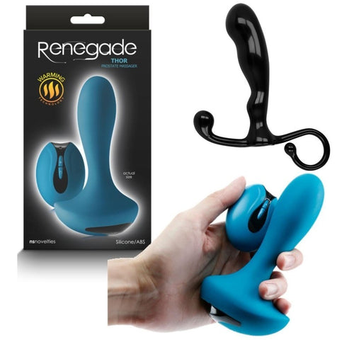 Thor Plug anale vibrazioni Riscaldante telecomando stimolante + omaggio