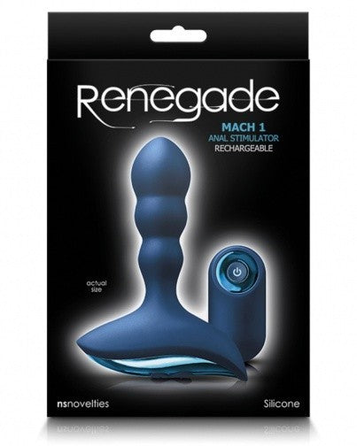 Renegade Mach 1 Premium plug anale vibrazioni ricaricabile stimolante prostata