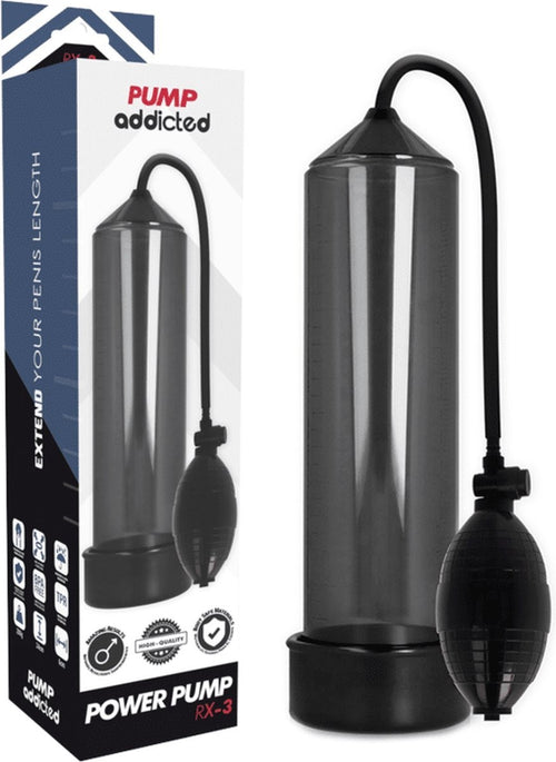 Pumped Addicted Power Pump RX-3 – Pompa a vuoto pene estensore
