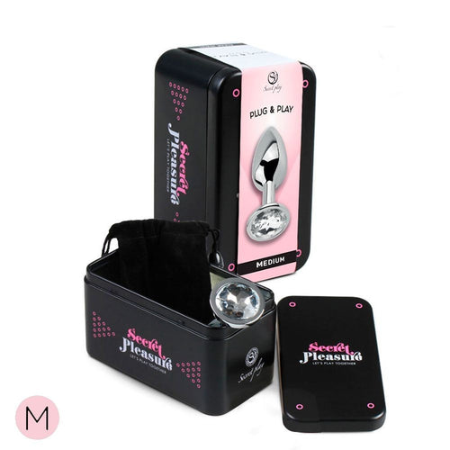 Premium plug anale Small gioiello trasparente confezione regalo Secret Pleasure