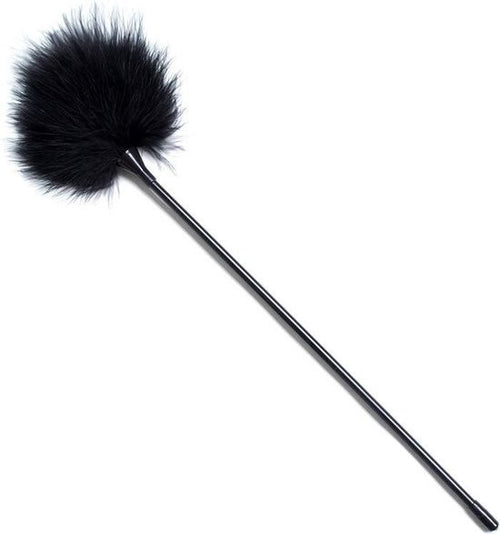 Frustino Ticler tintillatore piume circa 42 cm fetish bondage BDSM sadomaso nero
