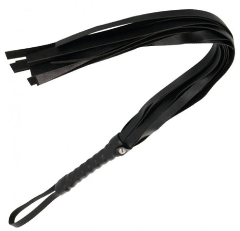 Frustino Flogger nero circa 45 cm fetish bondage BDSM sadomaso frusta