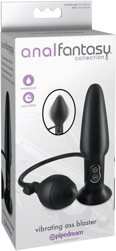 Plug anale gonfiabile Vibrazione Premium Pipedream inserto ano stimolante anal