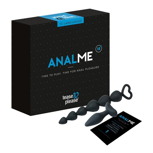 Gioco per coppie con stimolatore plug anale lubrificante divertentissimo !