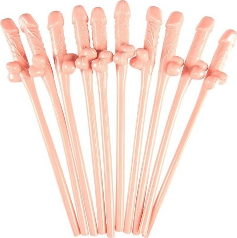 10-Cannucce-Cannuccia-A-Forma-Di-Pene-Per-Hen-Party-Festa-Addio-Nubilato-Gadget