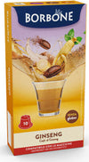 10-Capsule-Compatibili-Nespresso,-Caffè-al-Ginseng-Solubile,-Caffè-Borbone