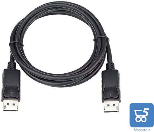 10 Cavetti DisplayPort 4k 8K Ultra HD Audio Dolby Maschio Maschio 1,5 metri DP Bulk Rivendita