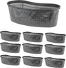 10 Cesti per Piante da Laghetto Ovale Ciascuno Misura 45 x 18 x h 15 Giardino e giardinaggio/Attrezzi da giardino e attrezzature per l'irrigazione/Vasi e accessori per piante/Vaschette da giardino Ogomondo - Martina Franca, Commerciovirtuoso.it