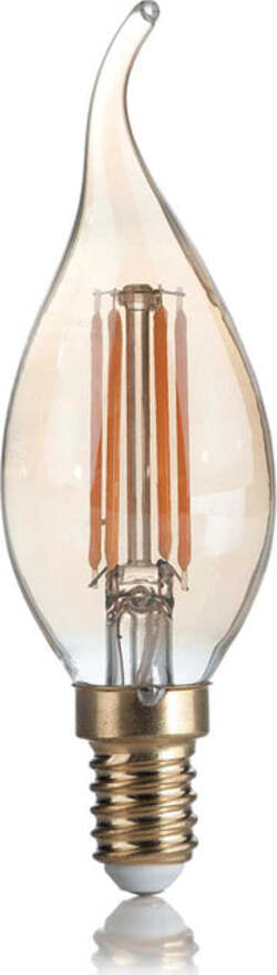 10-Lampadine-Led-Colpo-Di-Vento-E14-4-Watt-2200-K-Vintage-Ambra
