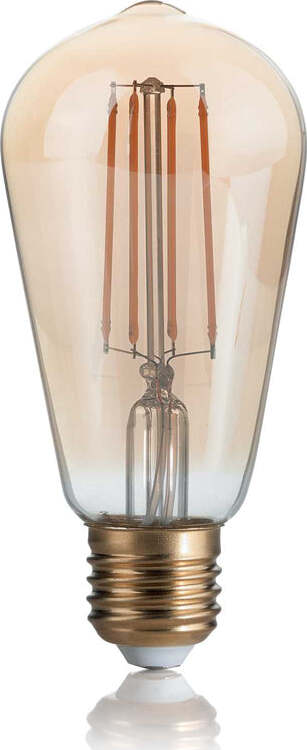 10-Lampadine-Led-Cono-E27-4-Watt-2200-K-300-Lm-Dimmerabile-Vintage-Ambra