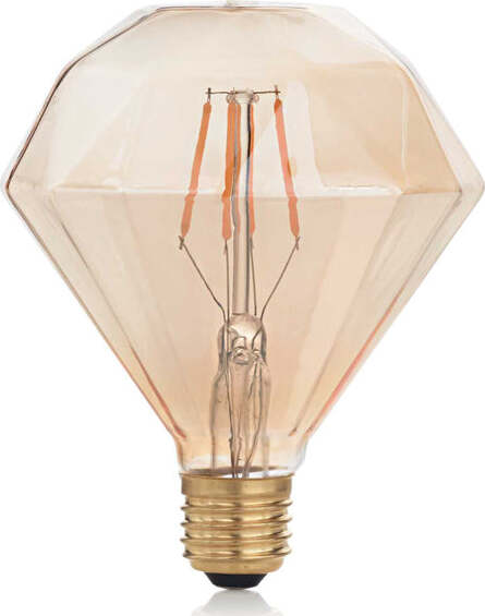 10-Lampadine-Led-Diamond-E27-4-Watt-2200-K-380-Lm-Vintage-Ambra