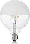 10-Lampadine-Led-Globo-D125-E27-8-Watt-3000-K-780-Lm-Trasparente-Bianco-Satinato