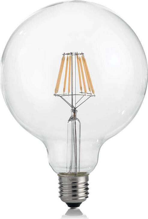 10-Lampadine-Led-Globo-D125-E27-8-Watt-3000-K-860-Lm-Cri-80-Trasparente
