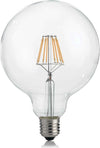 10-Lampadine-Led-Globo-D125-E27-8-Watt-3000-K-860-Lm-Cri-90-Trasparente