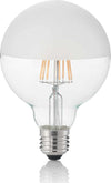 10-Lampadine-Led-Globo-D95-E27-8-Watt-3000-K-780-Lm-Trasparente-Bianco-Satinato
