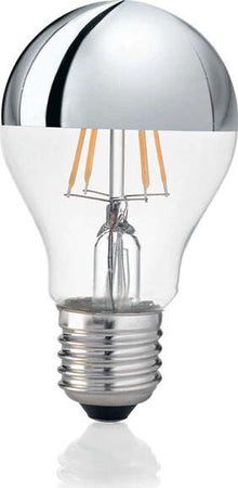 10-Lampadine-Led-Goccia-Classic-E27-8-Watt-3000-K-520-Lm-Trasparente-Cromo