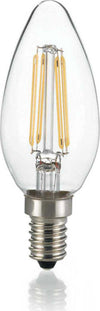 10-Lampadine-Led-Oliva-E14-4-Watt-3000K-430-Lm-Cri-80-Trasparente