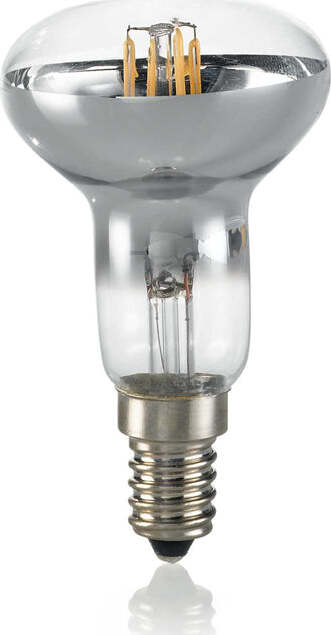 10-Lampadine-Led-Spot-E14-4-Watt-4000-K-430-Lm-Trasparente-Cromo