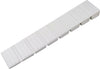 10-PEZZI---CUNEI-LIVELLANTI-PER-MOBILI-20x100MM---IN-PLASTICA-COLORE-BIANCO