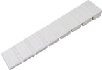 10-PEZZI---CUNEI-LIVELLANTI-PER-MOBILI-20x100MM---IN-PLASTICA-COLORE-BIANCO