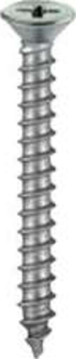 10-PEZZI---VITI-AUTOFILETTANTI-CON-TESTA-PIANA-SVASATA-IN-ACCIAIO-INOX---4,8x32MM