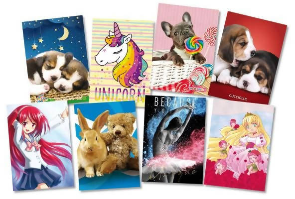 10 Pezzi confezione Maxi Quaderni A4 scuola Rigatura A Prima e Seconda elementare carta 80gr