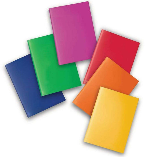 10 Pezzi confezione Maxi Quaderni copertina monocolore A4 scuola 1 Rigo quadernoni scuole medie e superiori carta 80gr