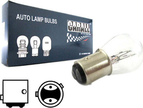 10-Pezzi-Lampada-Alogena-S25-P21/4W-BAZ15D-Asimmetrica-12V-21/4W-Carall