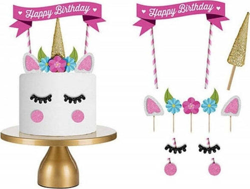 Set 10 Topper Toppers Unicorno Torta Festa Compleanno Decorazioni Glitter Bambini Casa e cucina/Hobby creativi/Materiali per hobby creativi/Forniture per feste/Articoli per feste e compleanni per bambini/Decorazioni/Decorazioni per torte/Topper per torte Trade Shop italia - Napoli, Commerciovirtuoso.it