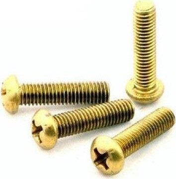 10-VITI-METRICA-OTTONE-TESTA-CILINDRICA-M4X16MM