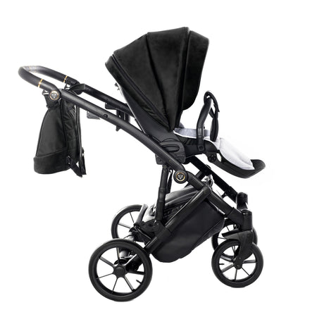 Junama Space Velur 2 in 1 Nero Telaio Nero