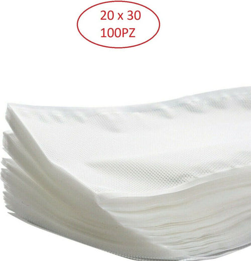 100-BUSTE-MACCHINA-SOTTOVUOTO-20x30-cm-GOFFRATE-PER-ALIMENTI-BUSTE-E-SACCHETTI
