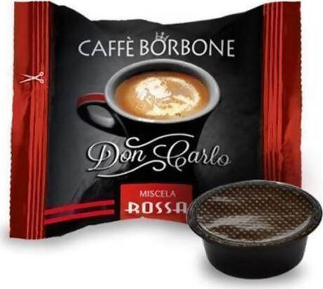 100 capsule Caffè Borbone Capsule Don Carlo capsule compatibili A Modo Mio MISCELA ROSSA Red Capsule compatibili A Modo Mio Non solo caffè online - Albano Laziale, Commerciovirtuoso.it
