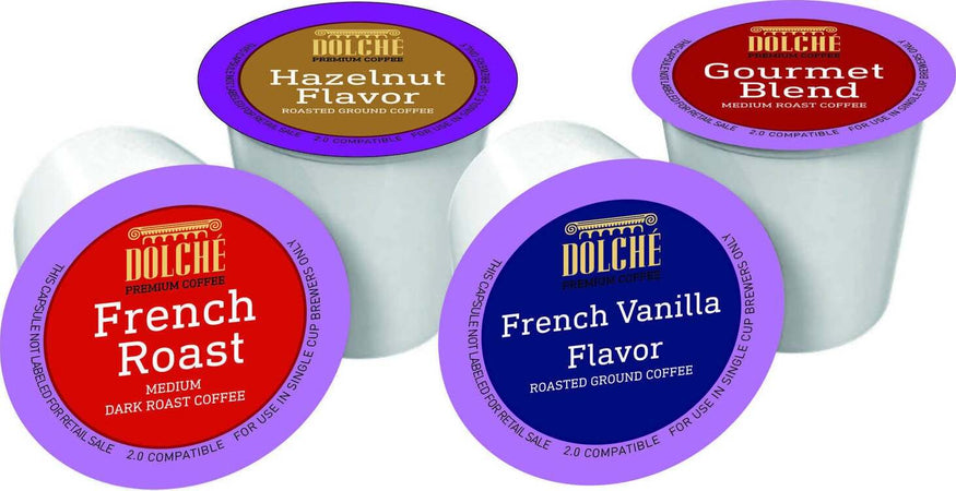 100 Capsule per Caffè Americano Cialde compatibili Keurig K-cup 2.0 Box Degustazione Caffè Americano 4 Varietà DOLCHÉ Capsule di caffè Americano Dolché Premium Coffee - Molfetta, Commerciovirtuoso.it