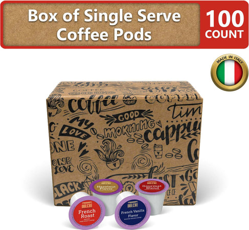 100-Capsule-per-Caffè-Americano-Cialde-compatibili-Keurig-K-cup-2.0-Box-Degustazione-Caffè-Americano-4-Varietà-DOLCHÉ