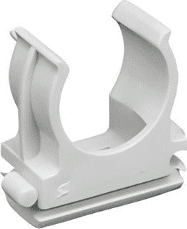 100-Clip-Fissatubo-A-Scatto-Diametro-25mm-Per-Tubi-Rigidi-e-Flessibile-FAEG-FG16043