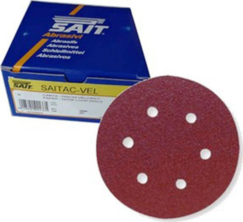 100 DISCHI VELCRATI 150 MM SAIT P100 120 1200 150 1500 180 220 320 360 400 Fai da te/Utensili elettrici e a mano/Accessori per utensili elettrici/Mole e dischi abrasivi/Dischi abrasivi/Dischi abrasivi velcrati Trade Shop italia - Napoli, Commerciovirtuoso.it