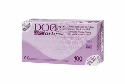 100 Guanti in Nitrile Gardening VELO FORTE DPI Senza Polvere Pulizia Industria Estetica