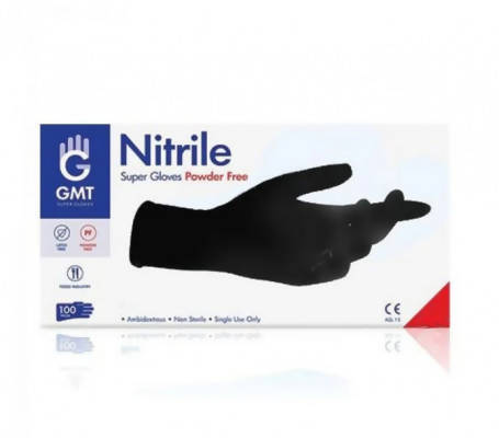 100/50/20 Pezzi Guanti In Nitrile Neri Monouso Spessi Senza - Foto 10