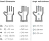 100 Guanti Nitrile Viola Senza Polvere Estetista Parrucchiera Medico Cucina IVA Agevolata 5% Latex Free Unigloves