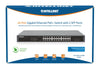 Gigabit Ethernet Switch 24-Porte PoE+ con 2 porte SFP
