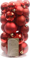 100 Palline miste per albero di natale in PVC Rosso Tinta Unita Casa e cucina/Decorazioni per interni/Addobbi e decorazioni per ricorrenze/Decorazioni natalizie/Addobbi e decorazioni/Palle e palline MagiediNatale.it - Altamura, Commerciovirtuoso.it