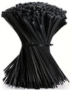 100 Pezzi Fascette Elettricista Fascetta Di Cablaggio 2.5 Mm 10 Cm In Nylon Nero Tools