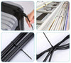 100 Pezzi Fascette Elettricista Fascetta Di Cablaggio 2.5 Mm 10 Cm In Nylon Nero Tools