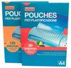 100 Pouches per plastificatrice plastificazione a caldo 125 micron formato a4 Iternet