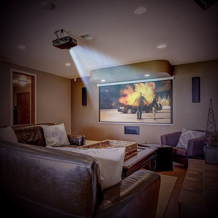 Staffa Universale a Soffitto per Proiettore, Bianco